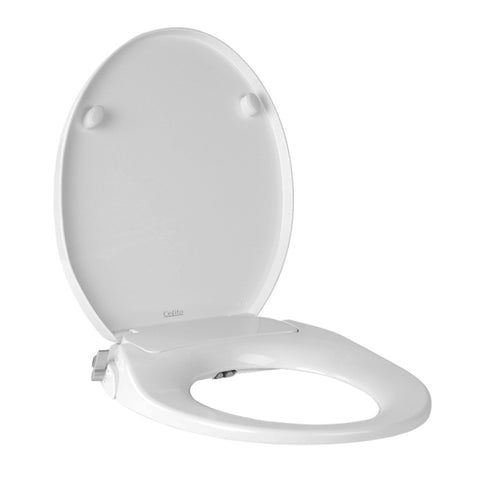 Cefito Non Electric Bidet Toilet Seat Cover Auto Water Spray Wash Knob Control BIDET-N-ELEC-08-WH