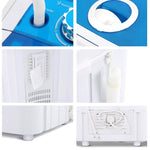 Devanti Portable Washing Machine 4.6KG Blue PWM-S-46-BU