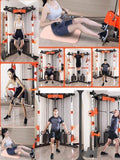 SmartFit C1 Max Multi Functional Cable Crossover Station 130kgs Pin Loaded Machine Multi Func V1025-717331801366