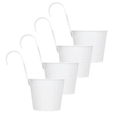 4Set Flower Plant Succulent Pot Wall Mounted Iron Planter Garden Balcony Accessory V1294-YM0901-3111210030311