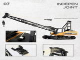Huina RC CRANE 114 2.4Ghz Construction Tower Excavator Truck Toy Kids Boys Gift V610-TOY-HN-1572