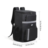 Insulated Cooler Backpack - Portable Outdoor Picnic and Beverage Bag with Bottle Opener V888-ELOSUNG10793
