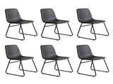Levede 6x Dining Chairs Kitchen Table CH1111-2-BKX3