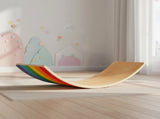 Wooden Wobble Balance Board for Kids Toddlers Adults V63-842171