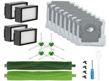 Replacement Filter Brush Parts Set for iRobot Roomba Vacuum Cleaners - Black - 22-Piece Set LSB-59352