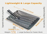 Stainless Steel Garden Sieve Shovel for Soil and Compost Screening-Grey V1107-119-GRA-57978
