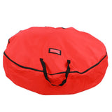 Red Christmas Gift Storage Bag Decoration Bell Wreath Garland Container Waterproof Dustproof V1294-YM0901-3111200129011