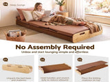 Artiss Folding Kraft Paper Bed Frame with Mattress and Pillow 300kg Capacity 200x60cm PAPER-BED-6016-BR-AB