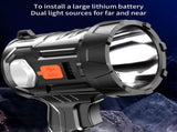 Flashlights for Home Rechargeable,Led Lights Handheld Large Flashlight Super Bright Outdoor Solar S V1192-AZ-W-29240