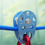 Micro Mobile Single Pulley,22kN for Rigging Arborist Climbing Rescue,2pcs Climbing Pulley V1192-AZ-W-3419