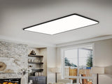 EMITTO 3-Colour Ultra-Thin 5CM LED Ceiling 90W Black LI0374-90W-BK_NZ