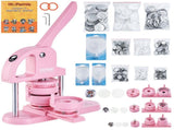 Button Maker, 1/1.25/2.28 inch 3-IN-1 Pin Maker, 300pcs Button Parts, Button Maker V952-SLKXZJ253258RAQREV0