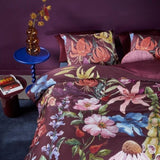 Bedding House Lily Multi Cotton Floral Quilt Cover Set Queen V442-HIN-QUILTCS-LILY-MULTI-QS