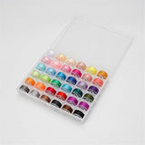 Premium Thread Set 72 Pieces - 400 Meters of Machine Thread in 36 Colors - Pre-Wound V1188-ZXY-131-513