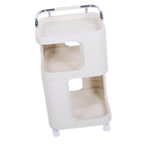 Rolling Utility Cart with Handle Multi Functional Trolley for Office Living Room Movable V1294-YM0901-3116250017111