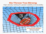 2133.6 x 2133.6mm Football Trainer Throwing Net, Training Throwing Target Practice Net with 5 Target V767-VVR-GLQW77YC5KXWQ8XVG001V0