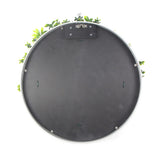 Slimline Flowering White Artificial Green Wall Disc UV Resistant 100cm V637-DP8880024