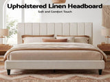 Artiss Bed Head Headboard King Linen 183CM - Beige BED-HEAD-VELA-K-BG