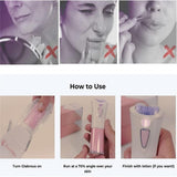 Skin Epilator, New, Glamorous Facial Hair Remover for Women Face, Shaver with Led Light for V1192-AZ-W-17670