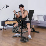 CORTEX BN-11 Exercise FID Bench 85kg Olympic Tri-Grip Weight Plate and Dumbbell Package V572-CSBN-BN11-B