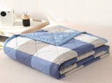 Reversible Patchwork Quilts Queen Size, 78.74x59.05in Lightweight Plaid Bedspreads Coverlets Quilt V1189-WXFWAL-20260326-03128