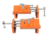 2pcs Cabinet Claw Aluminum Alloy Cabinet Claw Clamps for Installing Cabinetry Face Frame Orange V1294-YM0703-3114230029611