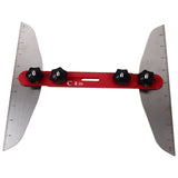 Stair Cutting Tool Stainless Steel Accurate Stair Tread Template Set for Window Sills Closet Shelves V1294-YM0523-3114220003611