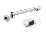 Watermark Chrome Round Basin Wall Mount Faucet Outlet 180&deg Swivel Brass Bath Tub Spout V1233-SP603CR