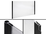 Instahut Window Door Awning 1mx3m Transparent AWN-PC6-1X3