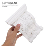 White PU Ceiling Beam Corbel with European Style and Intricate Carvings for Elegant Home Decoration V1369-AZ3-W-14204