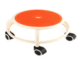 Round Rolling Low Stool Comfortable Universal Wheel Movable Mini Stool High Weight Capacity for Home V1294-YM0706-3116230016212