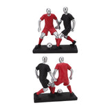 Resign Football Player Statue Soccer Sculpture Figurine Football Statue Decor Soccer Miniatures V1294-YM3115220103011-0421