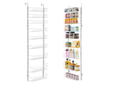 Over the Door Pantry Organizer, 9-Tier Pantry Organization and Storage, Heavy-Duty Steel Hanging V952-MGCCJ9CBS000XN3NWV0