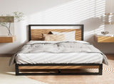 Artiss Bed Frame Single Size Metal Bed Frame DANE MBED-C-DANE-S-BK