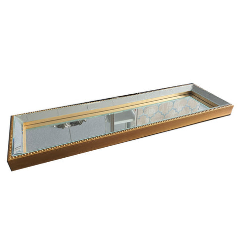 Beaded Tray - Gold Large V292-T-BDD-L-GOLD