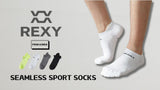 4X Rexy Seamless Sport Sneakers Socks Medium Non-Slip Heel Tab MULTI COLOUR V274-GM-RXSPSK-M4-MUT