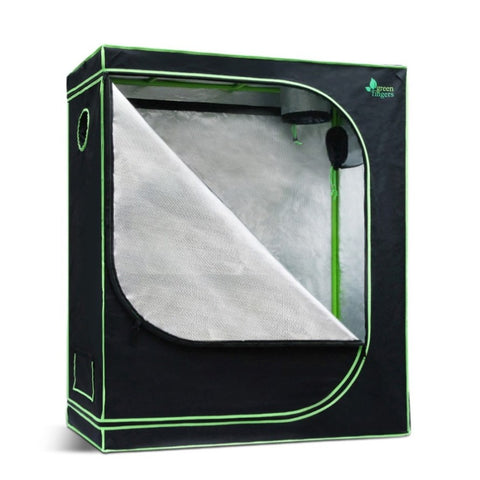 Green Fingers Grow Tent 120x60x150CM Hydroponics Kit Indoor Plant Room System GT-D-120X60X150