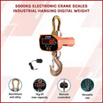 5000kg Electronic Crane Scales Industrial Hanging Digital Weight V63-837861