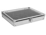 Worgeous White Metal Watch Holder with 12 Grid Slots for Storaging Use Dustproof and Protective V1189-LWWAL-20260327-03467