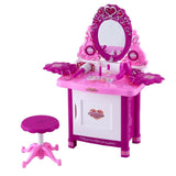 Keezi Kids Pretend Makeup Play Set Dressing Table Chair Girls Toys Children PLAY-MAKEUP-30