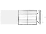Pull Out Cabinet Under Sink Organizer 20 x 21 Inch Wire Drawer Basket V952-HG120W21D315HV5E0V0