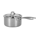 Sauce Pan 304 Stainless Steel Anti Slip Multipurpose Thicken Milk Pot with Lid for KitchenNatural V1294-YM0523-3118210298311