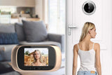 Wireless Digital Door Peephole LCD Display Door Viewer with Camera Home Security System -Gold V1263-JX-6265