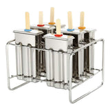 Popsicle Molds,Stainless Steel Non-Stick Ice Molds, Freesicle Mold Reusable Easy Release Ice V1366-AZ2-W-25319