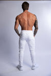 HARD HITTERS SLIM FIT TERRY JOGGERS WHITE SMALL V697-SLIM-FIT-TERRY-JOGGERS-WHITE-SMALL