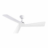 Devanti 52" Ceiling Fan Modern Minimalism 3 Blades 6 Speeds DC Motor Remote CF-C-52NL-3B-BM-WH
