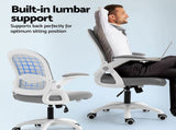 Artiss 2x Mesh Office Chair Computer Gaming Desk Chairs Work Study Mid Back Grey OCHAIR-G-2013-WH-GYX2