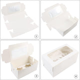 Cupcakedozen - With paper - 30 pieces - with 2 paper holders - Cupcake cases - Cake boxes - for V1259-DP01-BO-77
