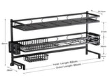 85cm 3 tier Over Sink Dish Drying Rack Drainer Kitchen Cutlery Holder Storage Organizer V324-CS-KITRACK85CM