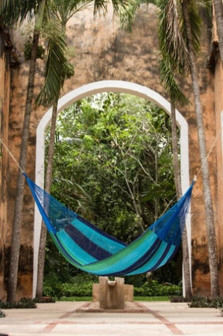 The out and about Mayan Legacy hammock Doble Size in Oceanica colour V97-4MOCEANICA